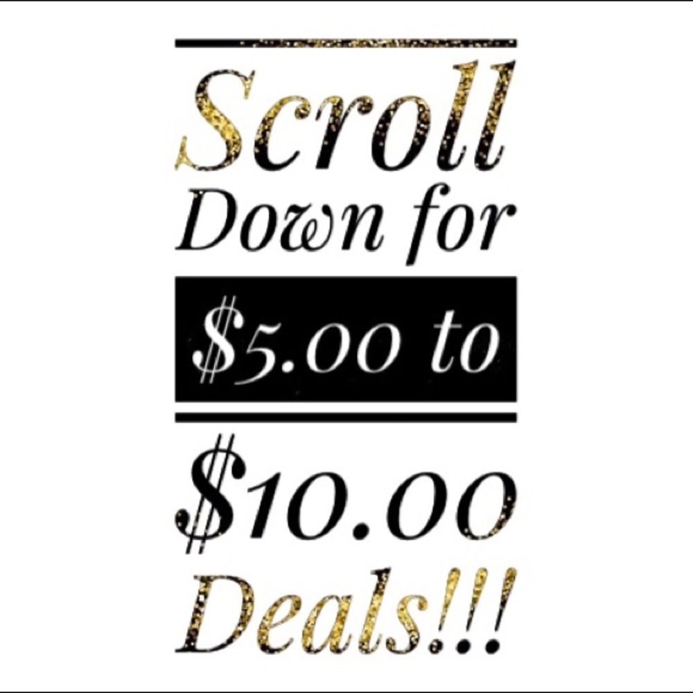 Deals from $5.00 to $10!!! Bundle & Save even more